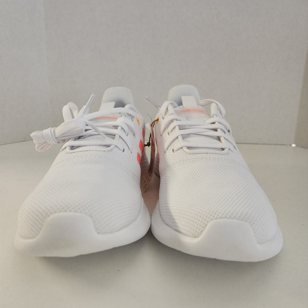 adidas Women's Puremotion Running Shoe, White/Acid Red/Flash Orange, 10 - Picture 2 of 8